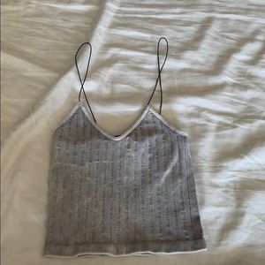 Grey Strappy Tank